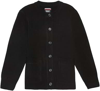トップス OUAT 011- BLACK OFFICE CREWNECK CARDIGAN Ouat Black Office Crewneck Cardigan | ModeSens